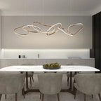 Edda – Creative Circular Dimmable LED Pendant Light for Dining Tables and Bars Monalume.com