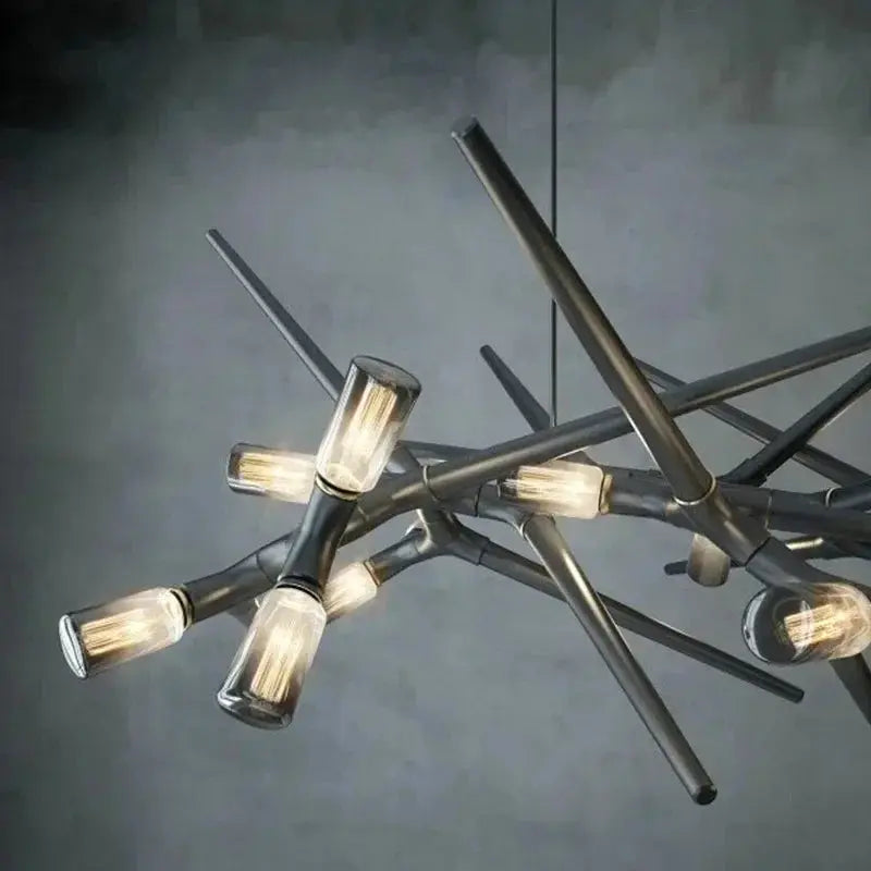 Thorsten – Modern Antler-Style Dimmable LED Pendant Monalume.com