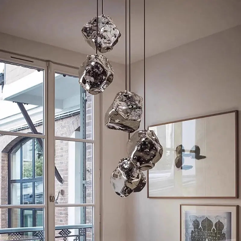Vela – Modern Luxury Glass Dimmable LED Pendant Lamp Lampasa.com
