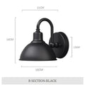 Elinor – Industrial Retro Outdoor IP65 Wall Lamp for Durable Vintage Lighting Monalume