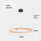 Aron – Modern Dimmable LED Pendant Light with Elegant Marble Lampasa.com
