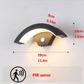 Annalise – Modern Waterproof IP65 Outdoor Motion Sensor LED Wall Lamp for Secure Lighting Monalume