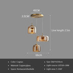 Hilda – Modern Luxury LED Glass Pendant Lamp for Elegant Interiors Monalume