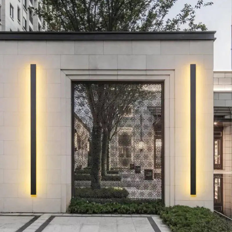 Ebba – Modern Motion Sensor Waterproof IP65 Outdoor Wall Lamp for Secure Lighting Monalume