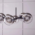 Hanna – Modern Dimmable LED Pendant Light with Glass Ball Design for Dining Tables and Bars Monalume.com