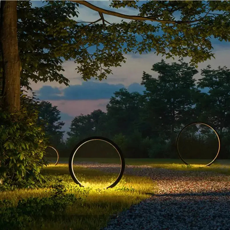 Nanna – Waterproof IP68 Outdoor Round LED Floor Lamp for Durable Lighting Monalume