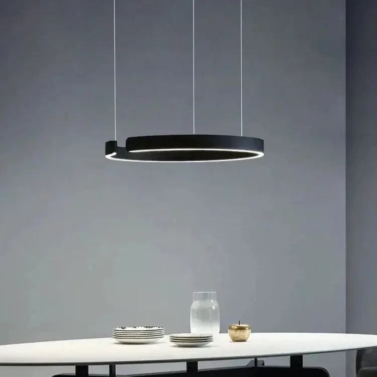 Alberte – Modern Luxury C-Ring Dimmable LED Pendant Lamp Monalume