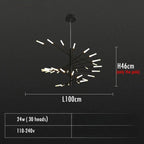 Alexander – Decorative Scandinavian fireworks style Dimmable LED Pendant Lamp Lampasa.com