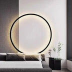 Luna – Modern Minimalist Dimmable LED Ring Wall Lamp for Sleek, Ambient Lighting Monalume