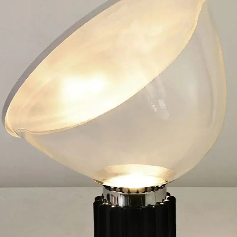 Halvard – Artistic Italian Glass LED Desk Lamp with Creative Design Monalume
