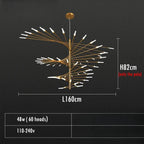 Alexander – Decorative Scandinavian fireworks style Dimmable LED Pendant Lamp Lampasa.com