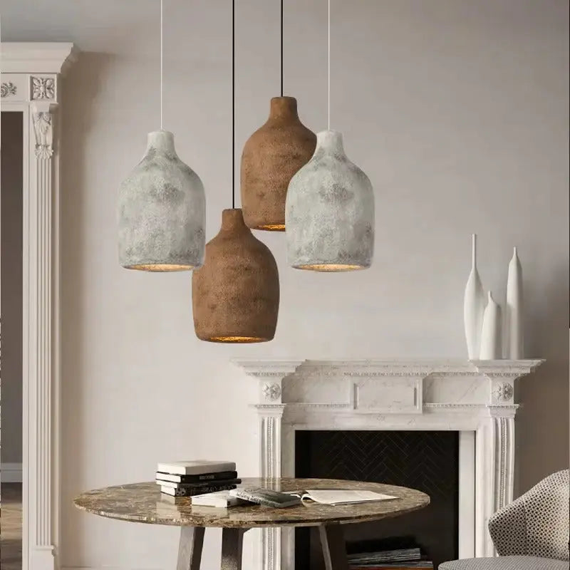 Satoko – Handmade Japanese Wabi-Sabi LED Pendant Light for Calm and Minimalist Interiors Monalume