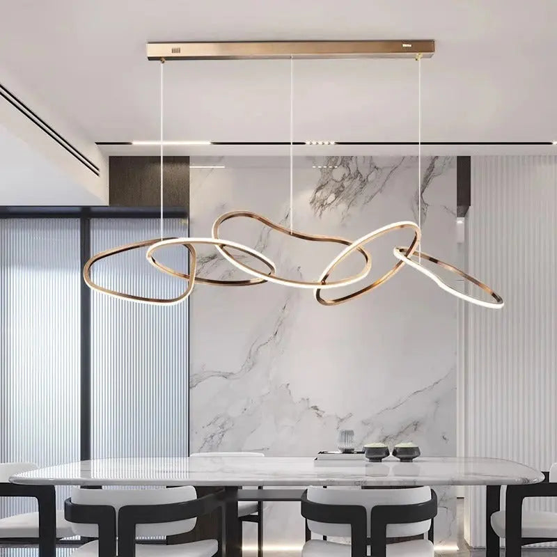 Edda – Creative Circular Dimmable LED Pendant Light for Dining Tables and Bars Monalume.com