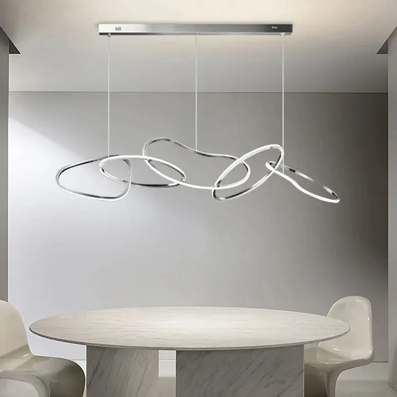 Edda – Creative Circular Dimmable LED Pendant Light for Dining Tables and Bars Monalume.com