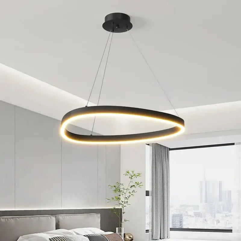 Astrid – Modern Brushed Dimmable LED Ceiling Light with Elegant Ring Design Monalume.com