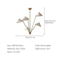 Riko – Japanese Wabi-Sabi Multi-Head LED Pendant Light for Artistic Minimalist Interiors Monalume
