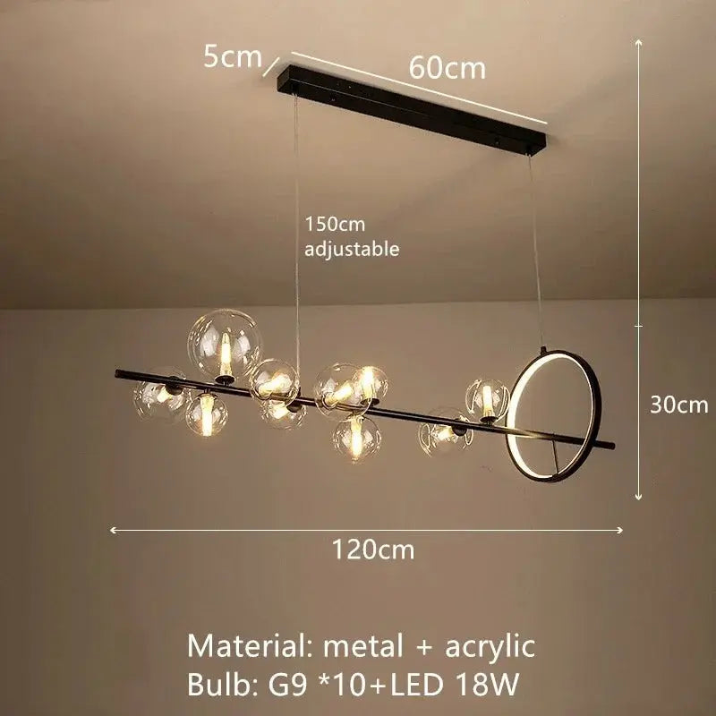Denny – Modern Creative LED Pendant Light for Dining Tables and Bars Monalume.com